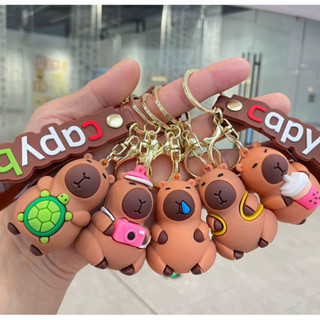 Chaveiro Emborrachado Premium Capivara 3D em Oferta na Shopee
