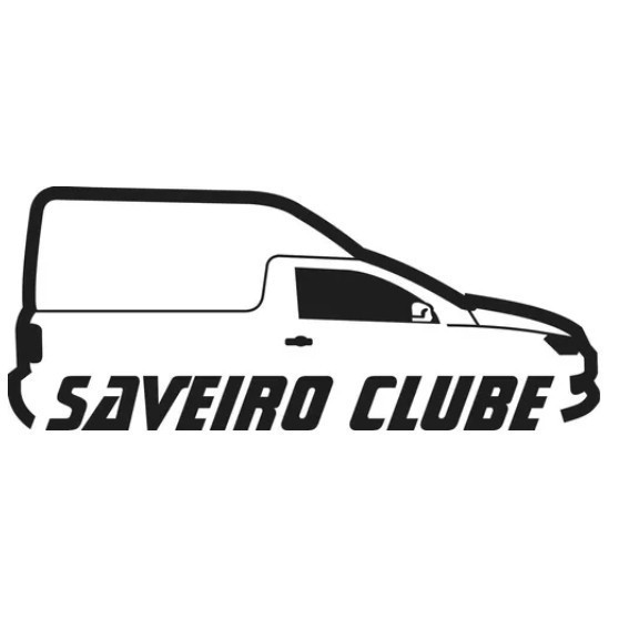 adesivo saveiro club baú para carro moto e caminhão ALTA QUALIDADE
