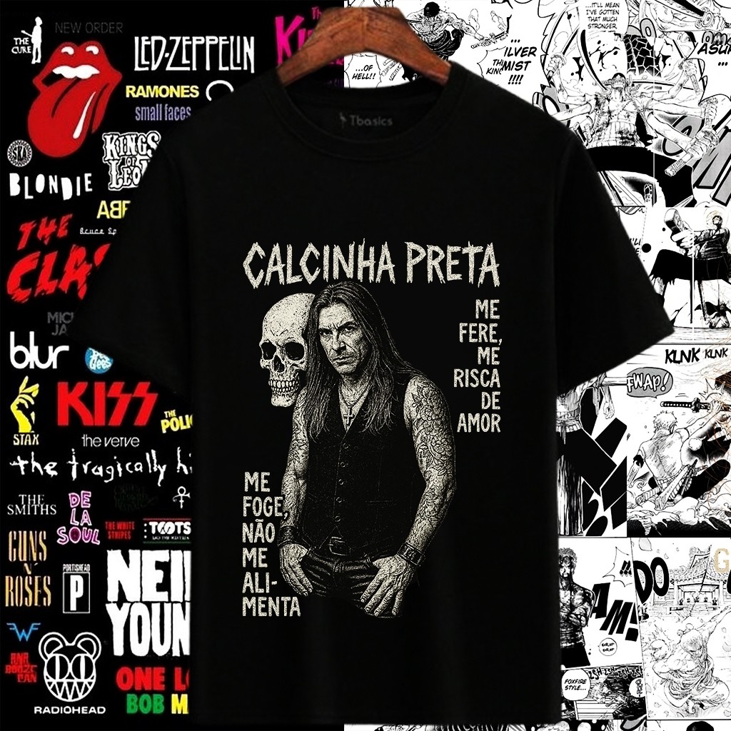 Camisa Edu Falaschi me fere me risca de amor calcinha preta em Oferta na Shopee