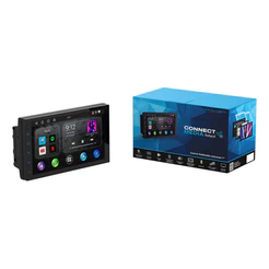 Central Multimidia Faaftech Connect Media FT-MM-CMA7 2.0 7 polegadas Com Carplay e Android Auto
