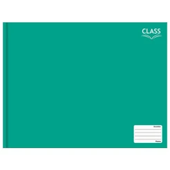 Caderno Cartografia e Desenho 24,8x19cm Brochura 96 Folhas Class Verde Foroni