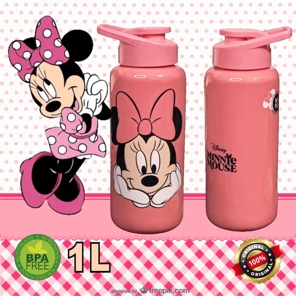 GARRAFA SQUEEZE BODY MINNIE MOUSE PET 1,0L em Oferta na Shopee