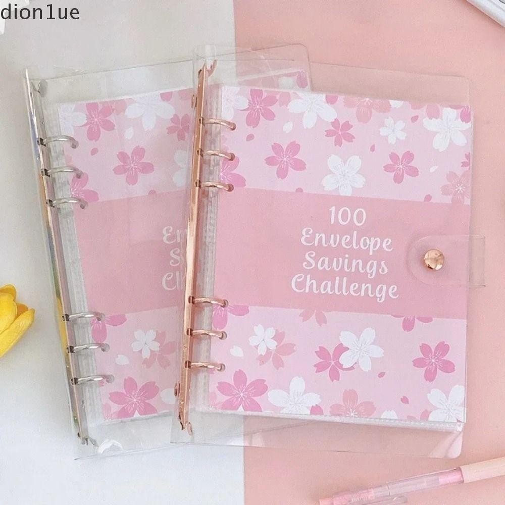 DION1UE Desafio De Poupança De Envelope 100 , Gerenciamento Financeiro Para Economia De Dinheiro Fichário De 100 Envelop em Oferta na Shopee