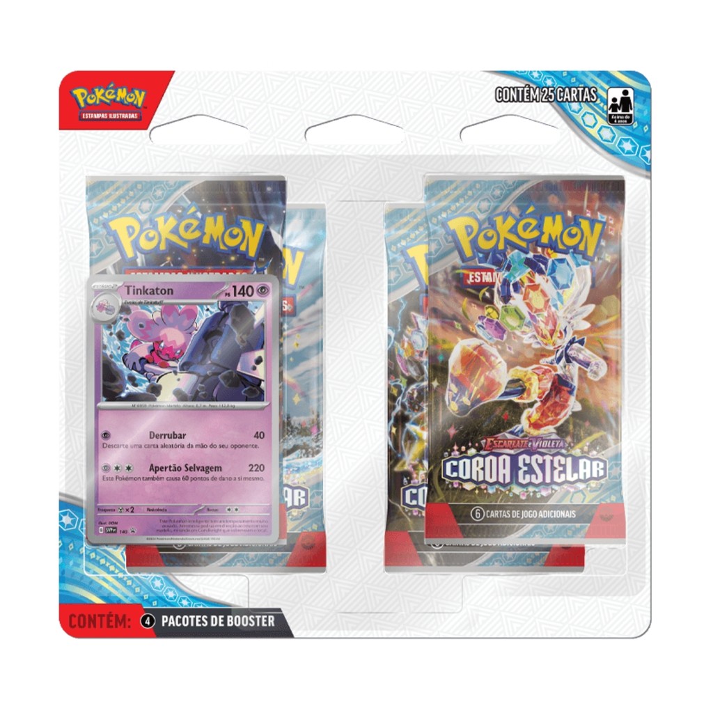 Blister Coroa Estelar Latias Tinkaton Pokémon Tcg Copag em Oferta na Shopee