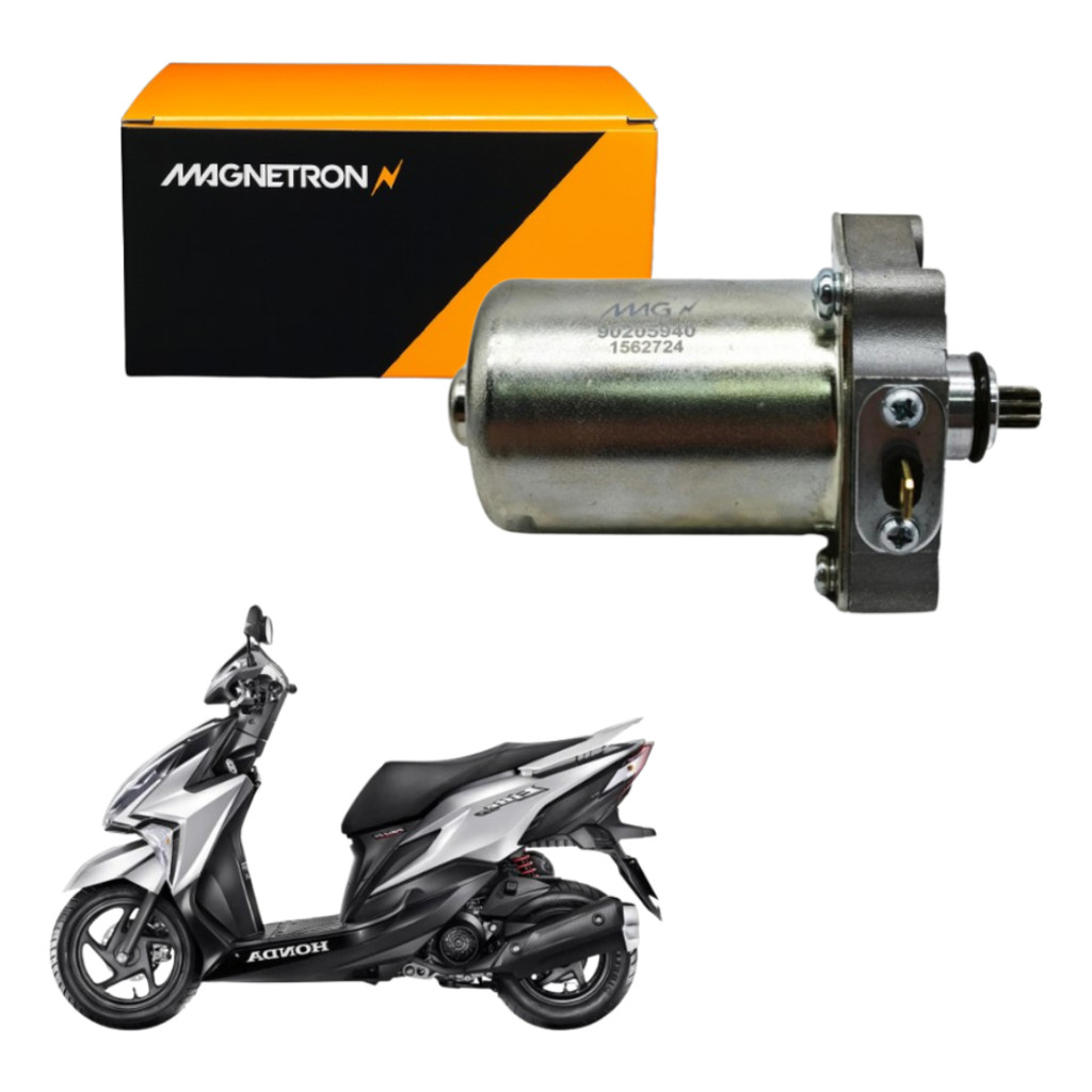 Motor Partida Arranque Elite 125 2019 A 2024 Magnetron