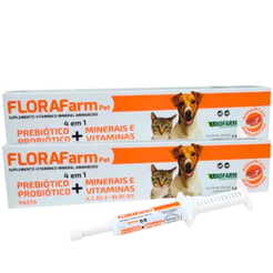 Kit 2 Florafarm Pet 4 Em 1 Suplemento Para Cães E Gatos