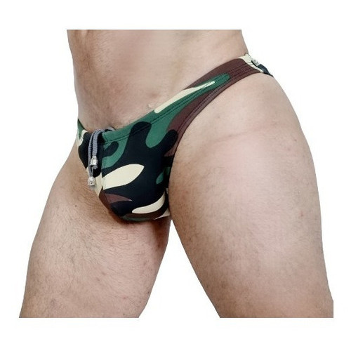 Sunga Camuflada (anos 80 ) 2cm Lateral.