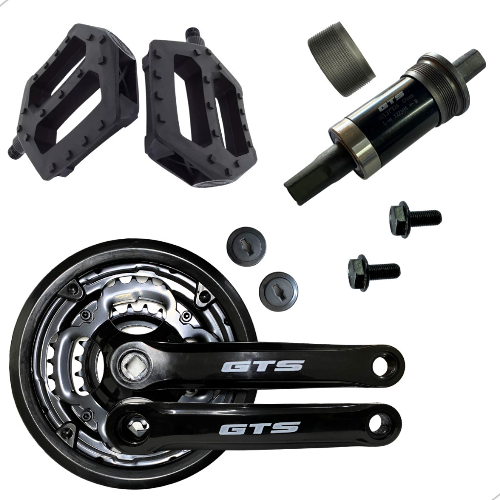 Coroa Tripla Pedivela Gts P/ Bike Encapado Aro 29, 26 e 24 Engrenagem 24/34/42 Dentes Reduzido em Oferta na Shopee