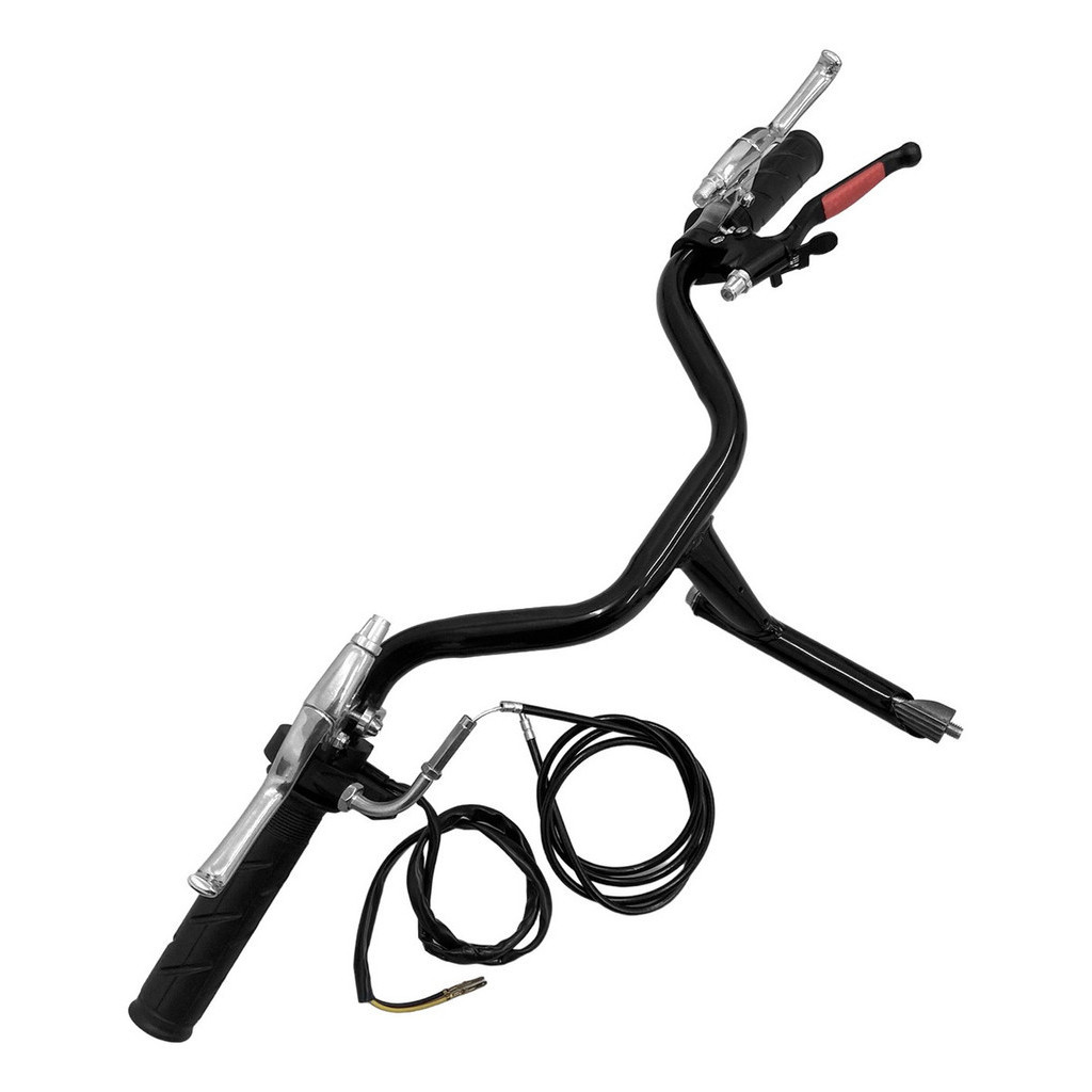 Kit Guidão Manopla Acelerador Manete Bicicleta Motorizada