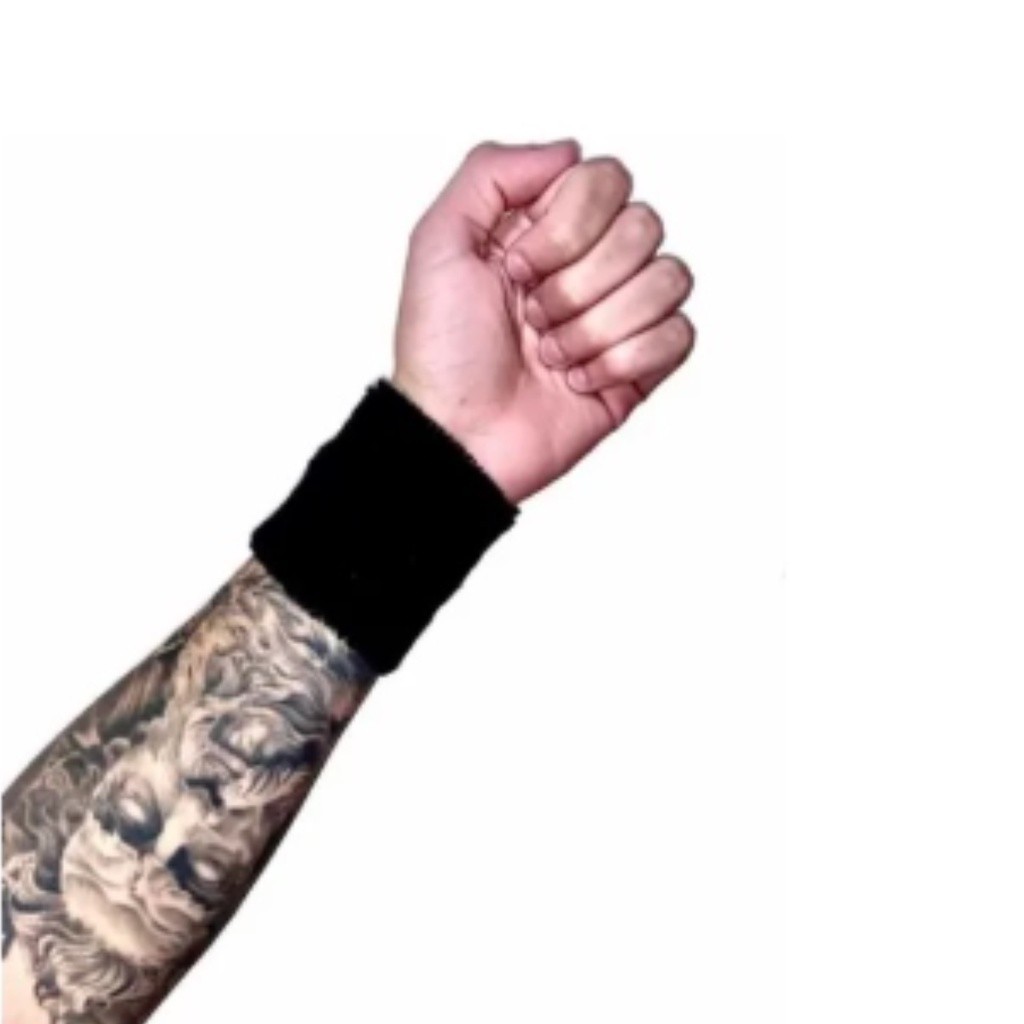 Munhequeira Toalha Pulso Cores Algodão Masculino Feminino