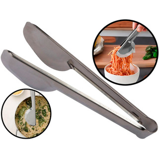 Pegador Para Servir Massas Saladas Carnes Pães Multiuso Em Aço Inox 20cm Clink em Oferta na Shopee