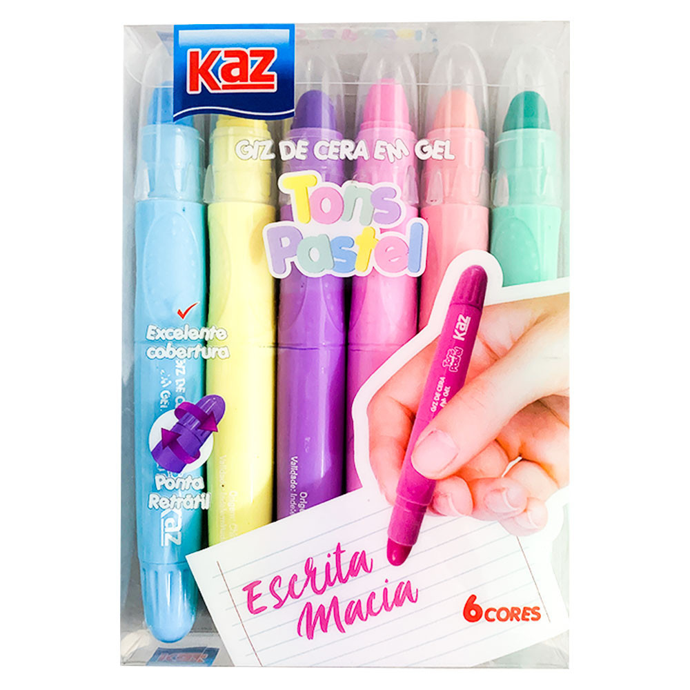 Giz de Cera 06 Cores: Onde Comprar | BuscaProdutos