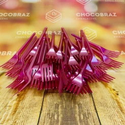 50~250 GARFO SOBREMESA PS ROSA PEROLADO BELLO FESTAS(CHOCO)