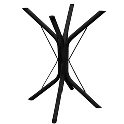 BASE DE MESA SEVILHA - 75/80CM - PRETA - 11.201.02 - AÇOMIX