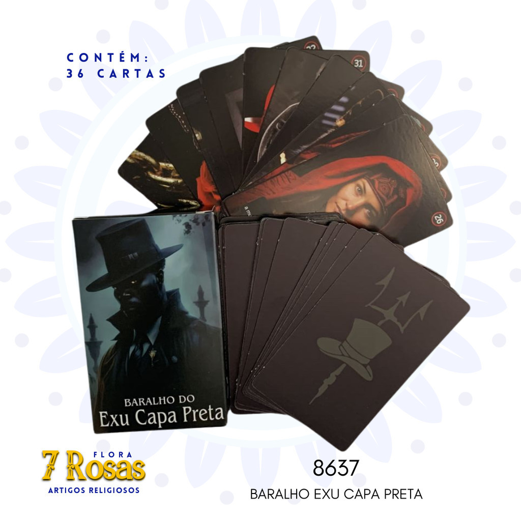 BARALHO EXU CAPA PRETA