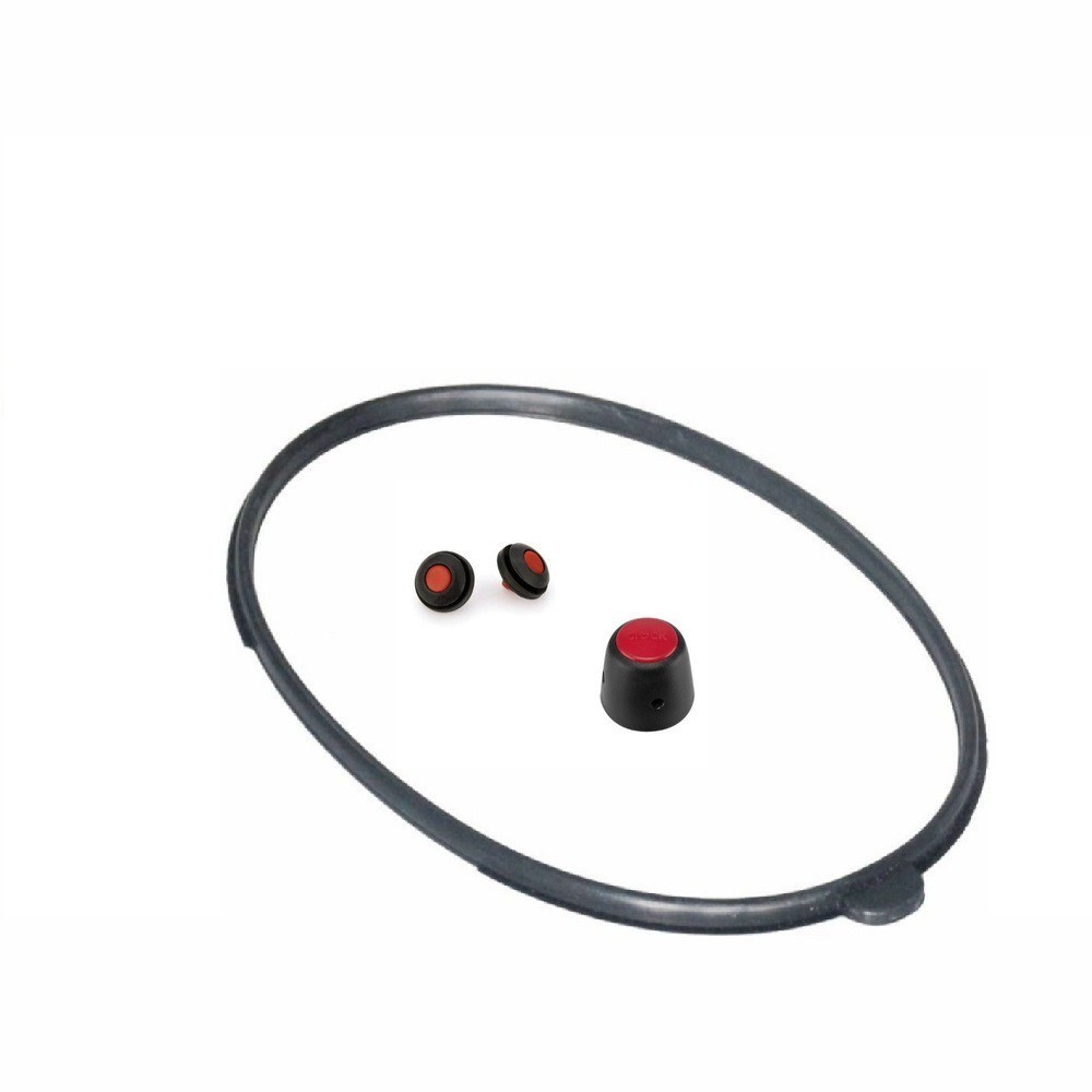 Borracha Para Panela Pressão + Pino Clock Control 4,5 Lts Guamantec