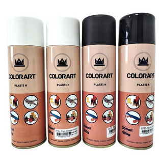 Spray Plasti-k Para Plásticos Colorart Cores