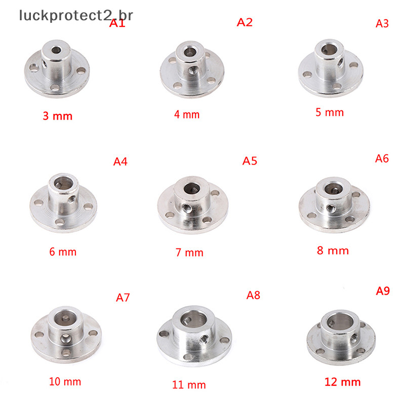 Home 3/4/5/6/7/8/10/11/12mm Acoplamento De flange Rígida Eixo Guia Do motor coupler .