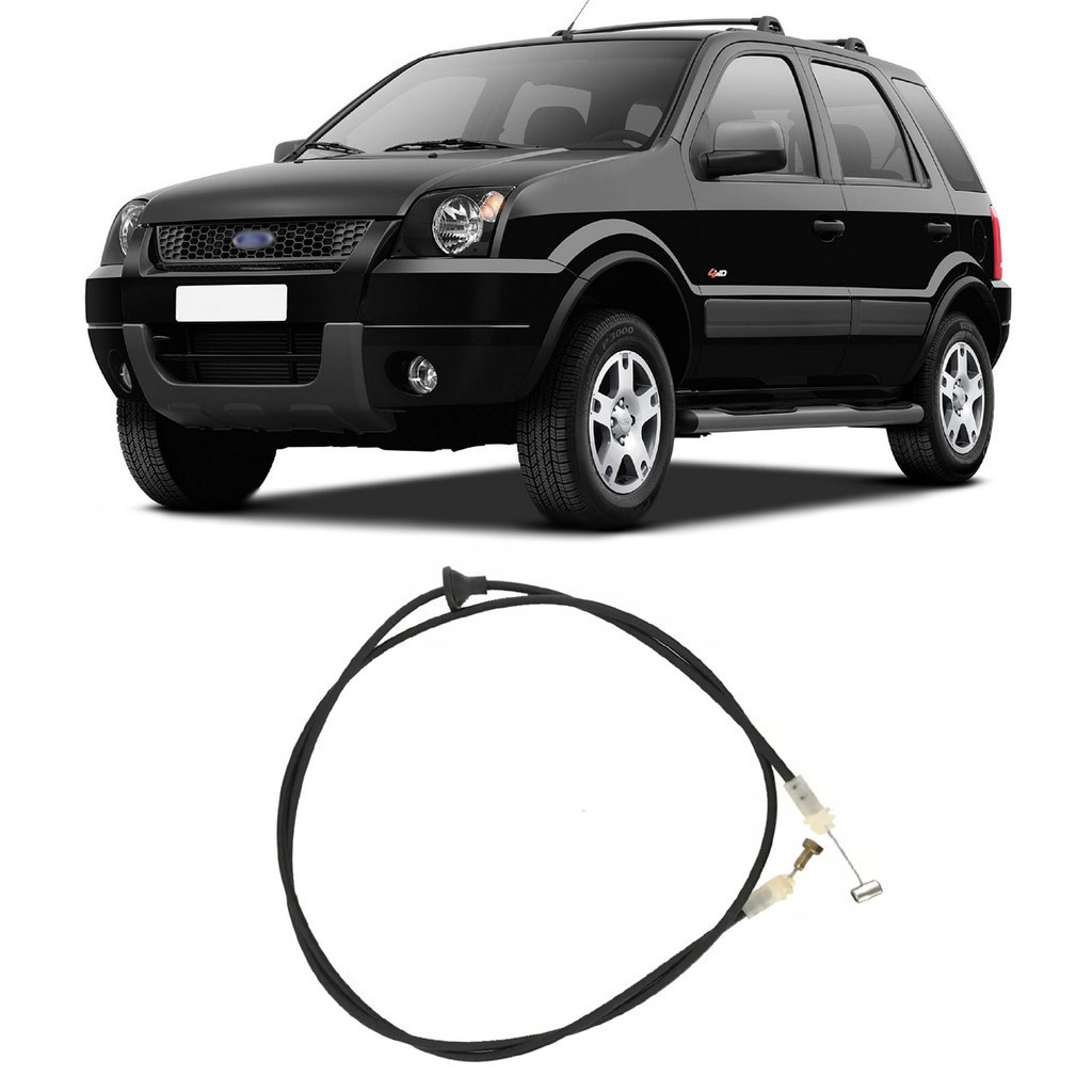 Cabo Abrir Capo Sem Puxador Fiesta Hatch Sedan 2002 a 2014 Ecosport 2003 a 2014 em Oferta na Shopee