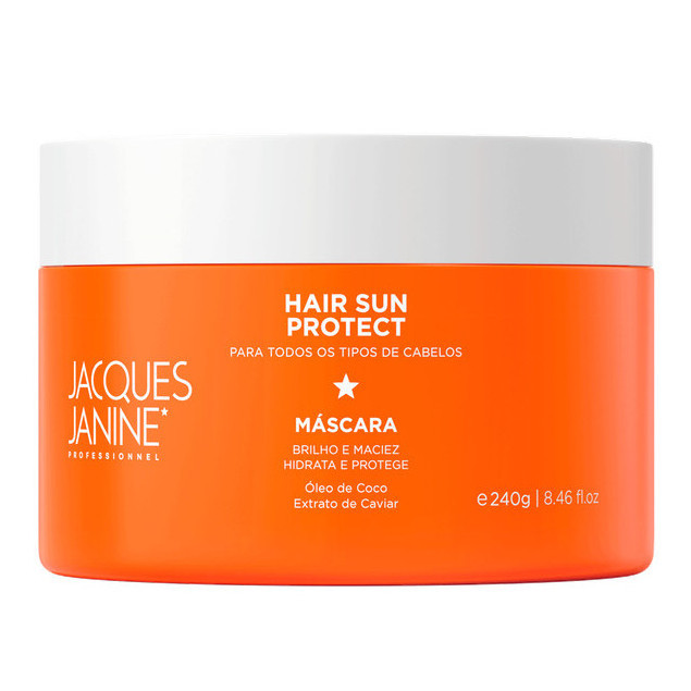 Máscara Tratamento Creme Hair Sun Protect Jacques Janine 240g em Oferta na Shopee