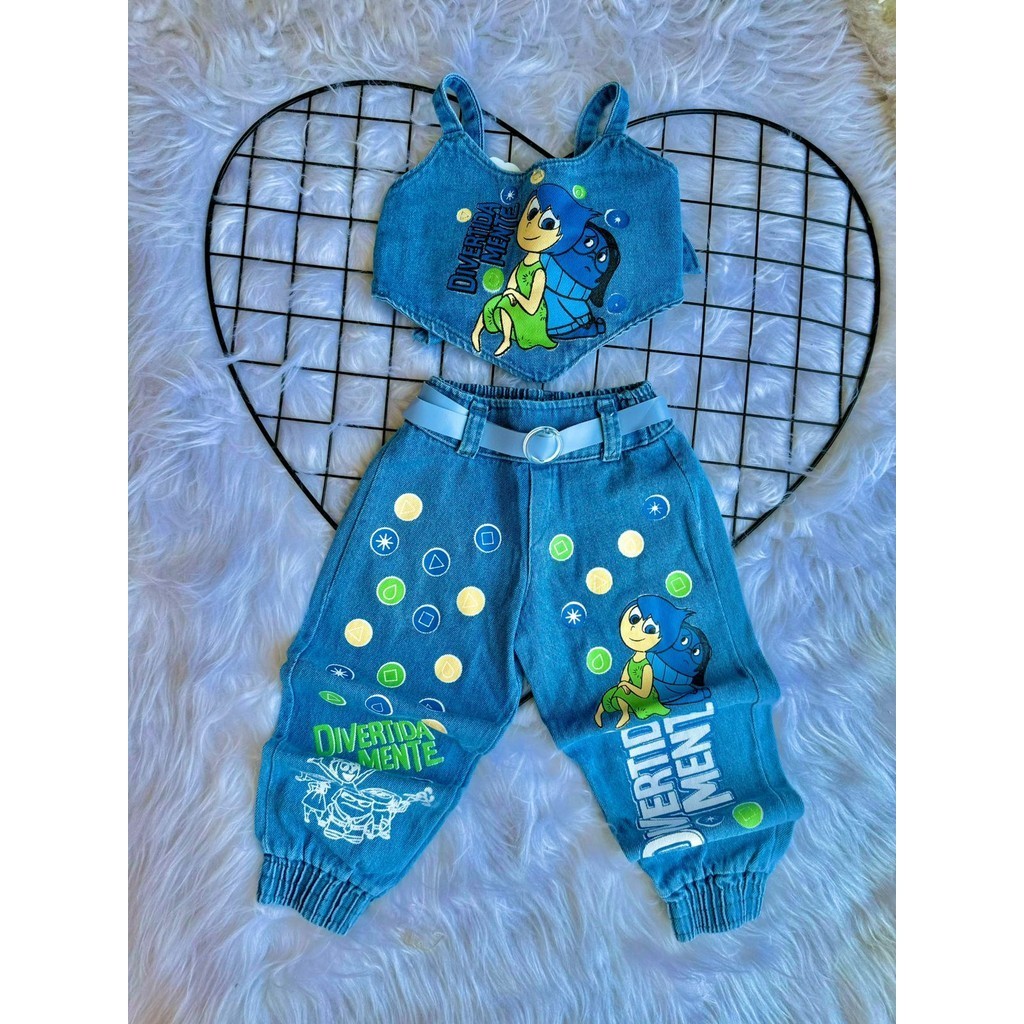 Conjunto infantil menina Divertidamente blogueirinha 2 peças