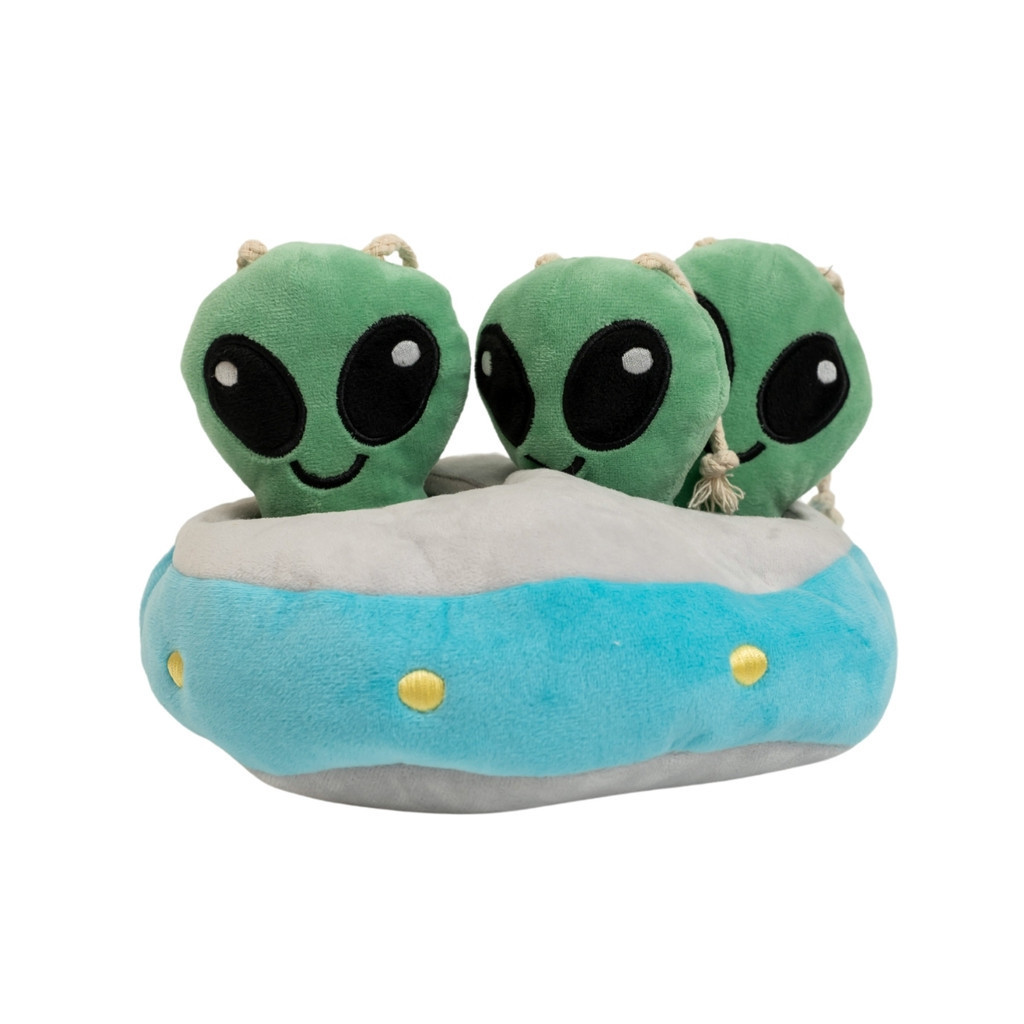 brinquedo pelúcia aliens etezinhos para cães e gatos pet - oikos animal - Pets
