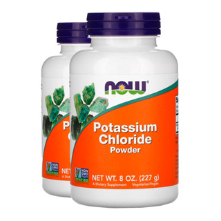 Kit 2x Cloreto Potássio Pó Now Foods 227g Sem Sódio Importado/Made in Usa em Oferta na Shopee