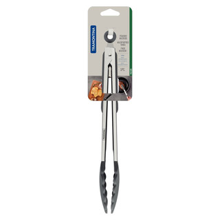 Pegador Multiuso Molde em Silicone Cinza e Aço Inox 35 cm Tramontina - 25817161