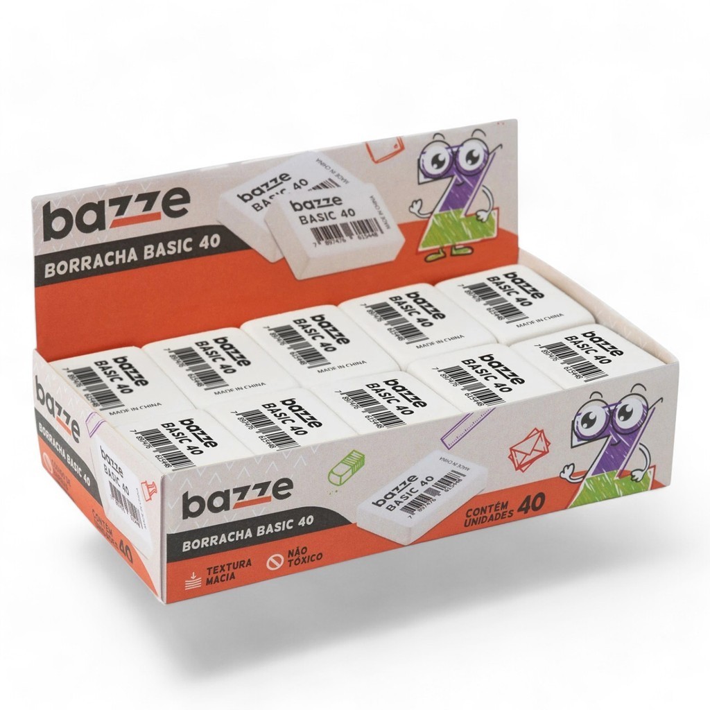 BORRACHA BAZZE BASIC 40 CAIXA COM 40 UN