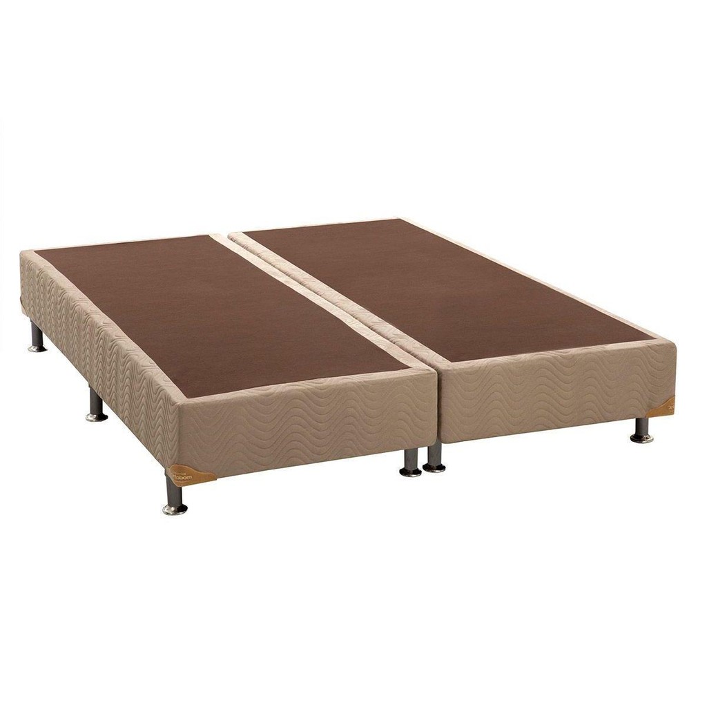 Cama Box Base Queen Universal Suede Clean (158x198x20) - Ortobom em Oferta na Shopee
