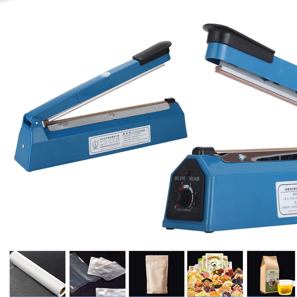 Seladora Manual Lacra Saco Embalagem Plástico 30 cm Térmica