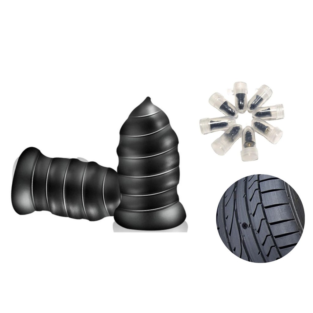 Reparador De Pneu Furado Tipo Parafuso Reparo Rápido Emborr Carros Caminhões Motocicletas