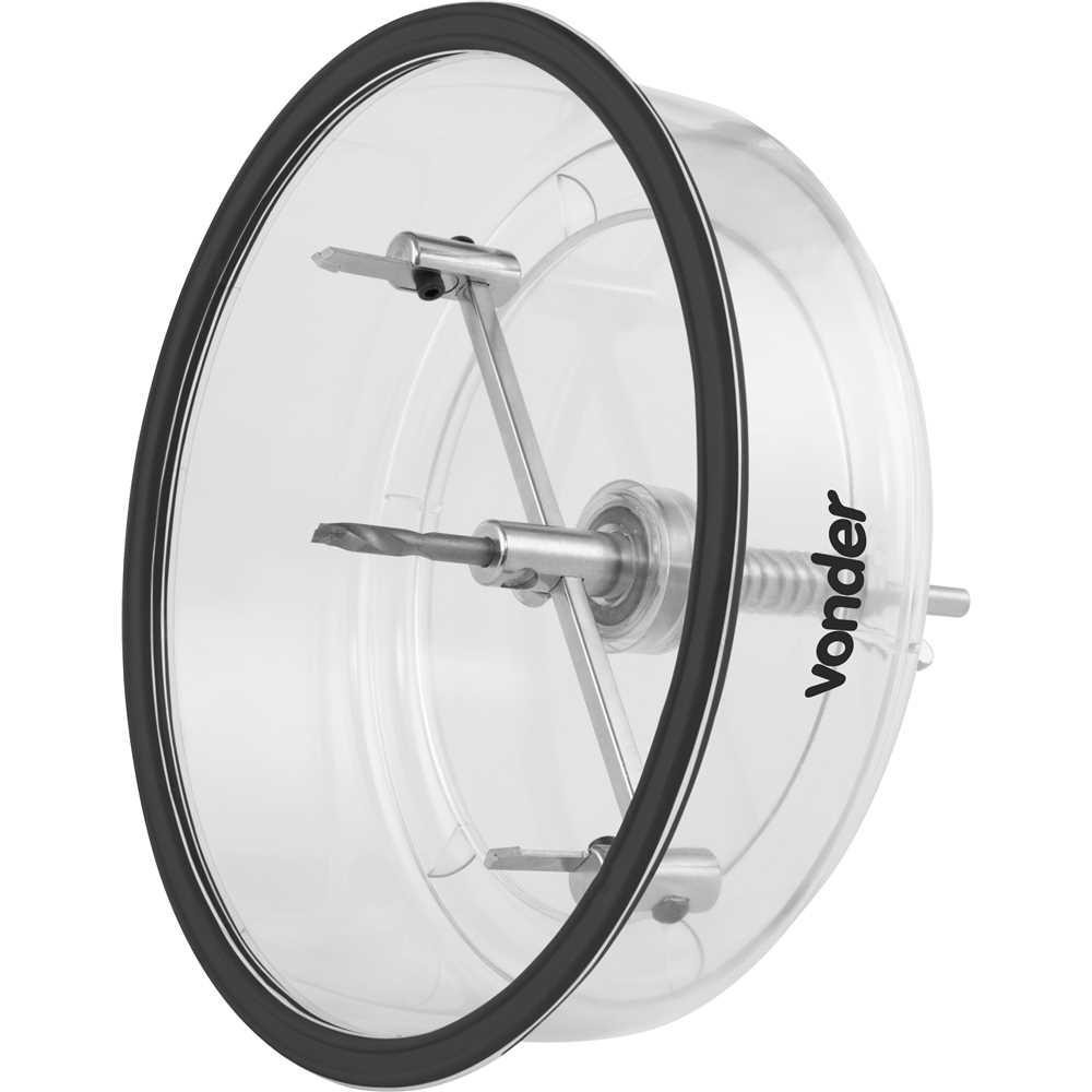Furador Ajustável p/ Drywall 40 A 200mm com Coletor Vonder - Home & Living