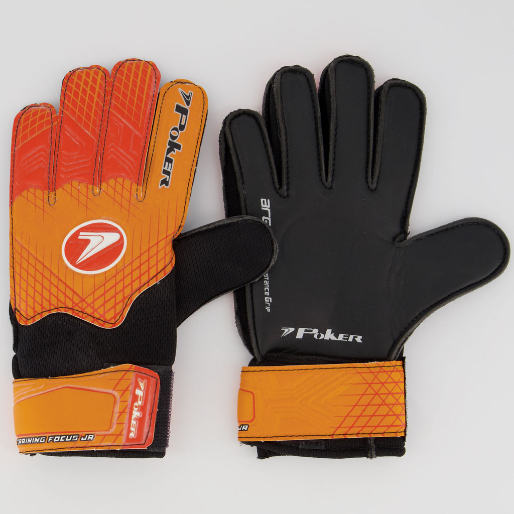 Luva Poker Focus Training Infantil Laranja - Sports & Outdoors