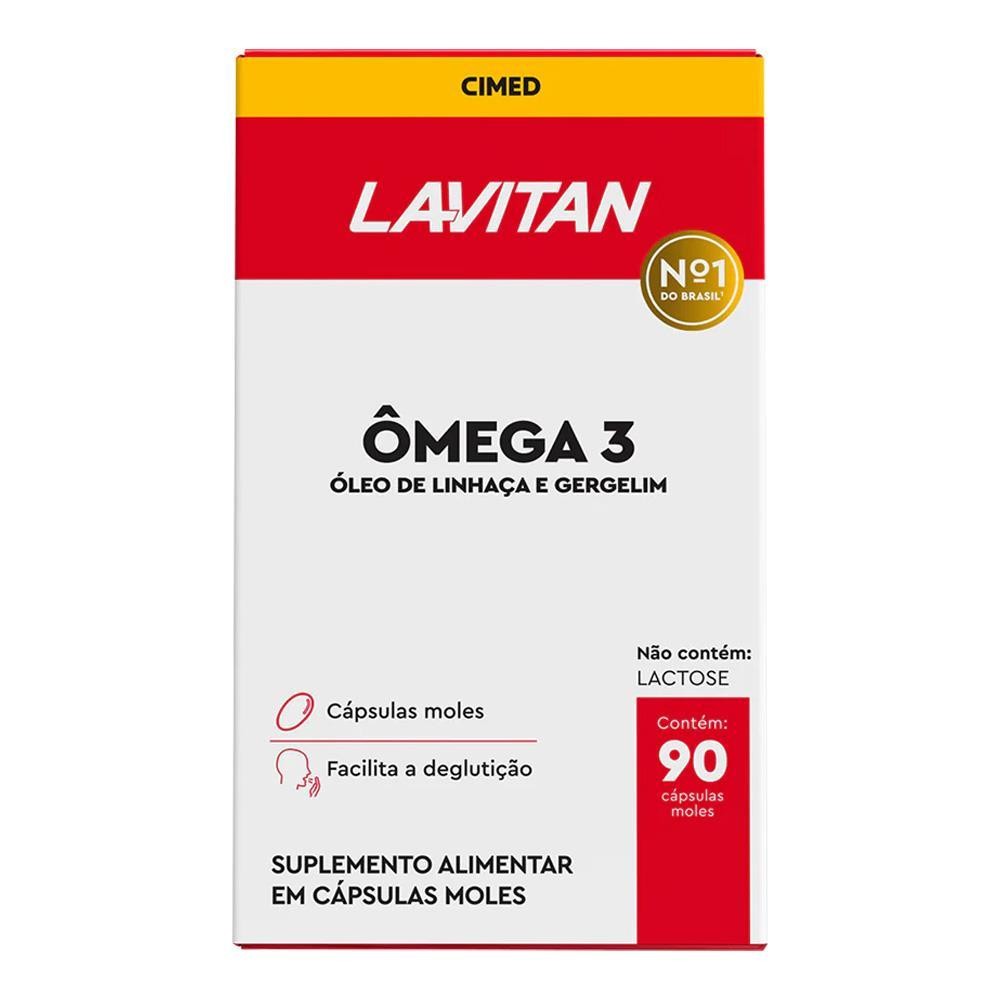 LAVITAN ÔMEGA 3 COM 90 CÁPSULAS - Health