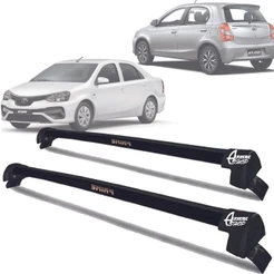 Rack Teto Aluminio Prime Toyota Etios Sedan Hatch PTO PR145