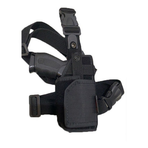 Coldre Tático De Coxa Modular Pistola E Revolver (universal)