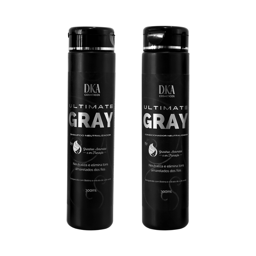 KIT SHAMPOO + CONDICIONADOR CABELOS GRISALHOS - DKA COSMÉTICOS em Oferta na Shopee