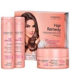 Cadiveu Essentials Hair Remedy Kit Shampoo + Condicionador 250ML+Mascara 200ML