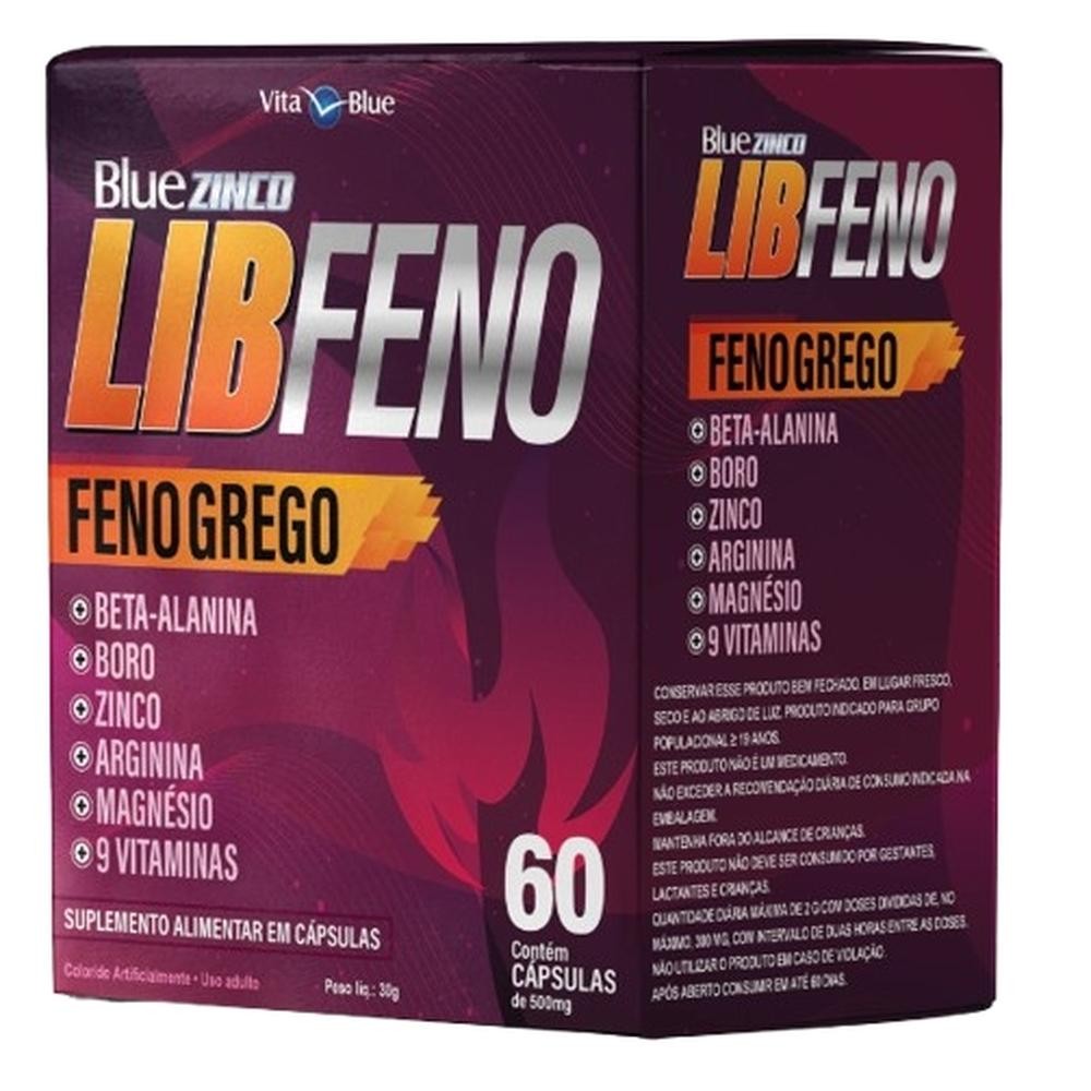 Suplemento Alimentar Lib Feno - Feno Grego 60 Cápsulas