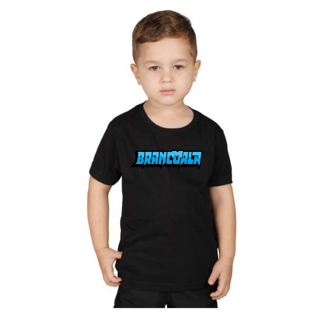 Camiseta Infantil Youtuber Brancoala Infantil e Juvenil Criança