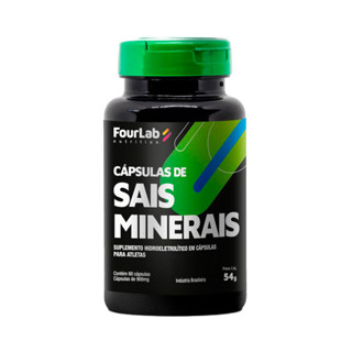 Cápsulas de Sais Minerais 60 Cáps - Fourlab em Oferta na Shopee
