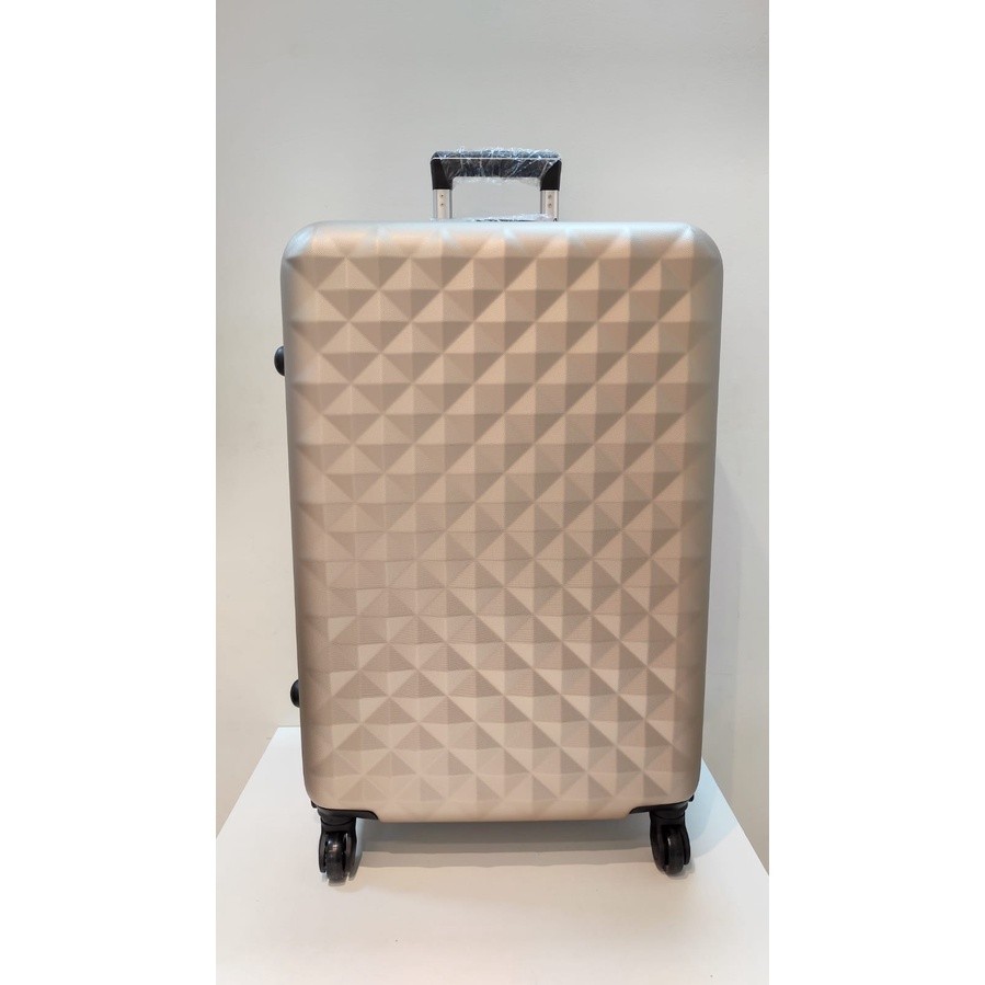 Mala de viagem, mala de rodinha Grande 23kg  para avião, cor champanhe  medida 69x45x29 ref123