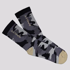 Meia Oakley Camo Crew Preta