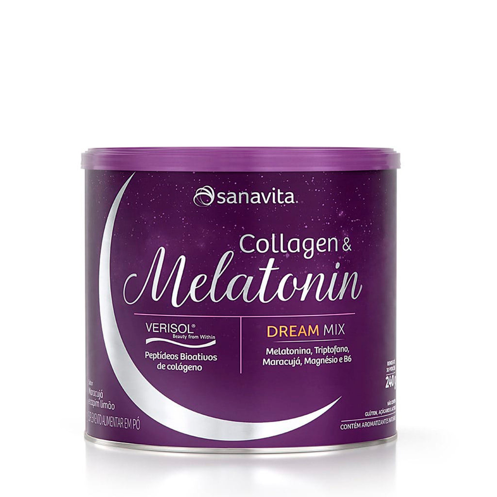 Collagen & Melatonin Maracuja e Capim Limão - Sanavita em Oferta na Shopee