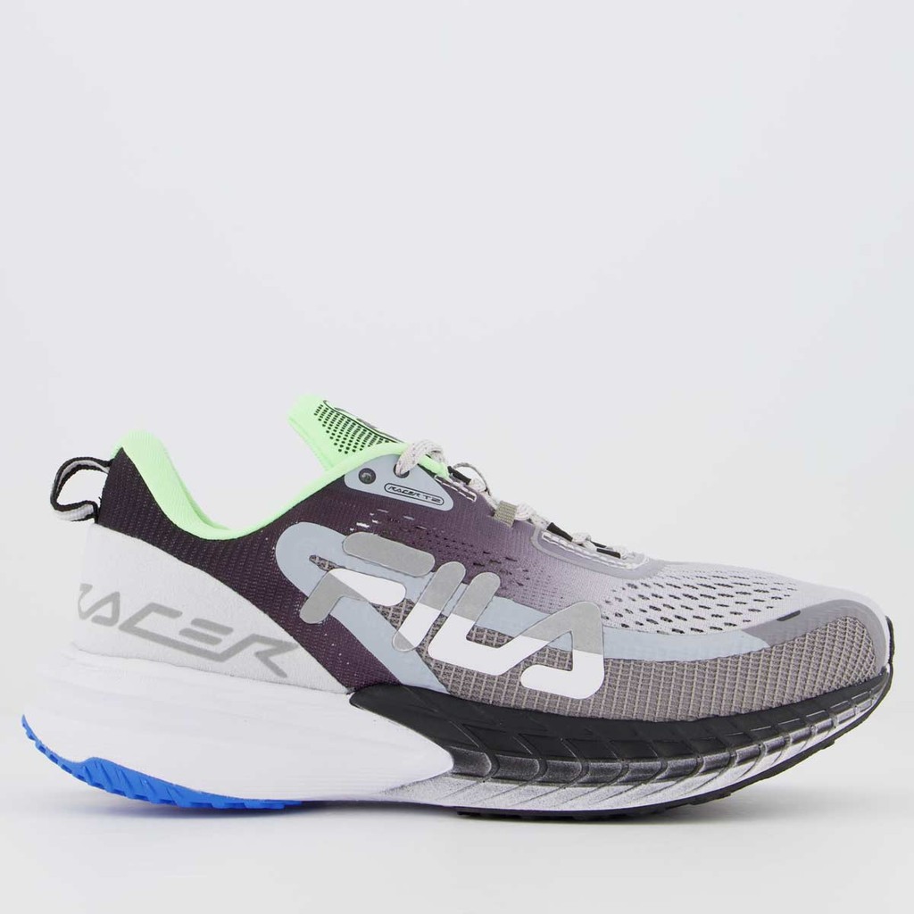Tênis Fila Racer T2 S Feminino Prata e Preto em Oferta na Shopee