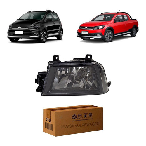 Farol De Neblina Esquerdo Fox Pepper 2015/2021 Original Vw