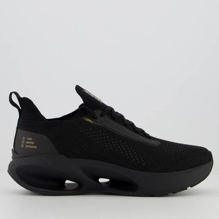 Tênis Olympikus Aros Preto e Dourado em Oferta na Shopee