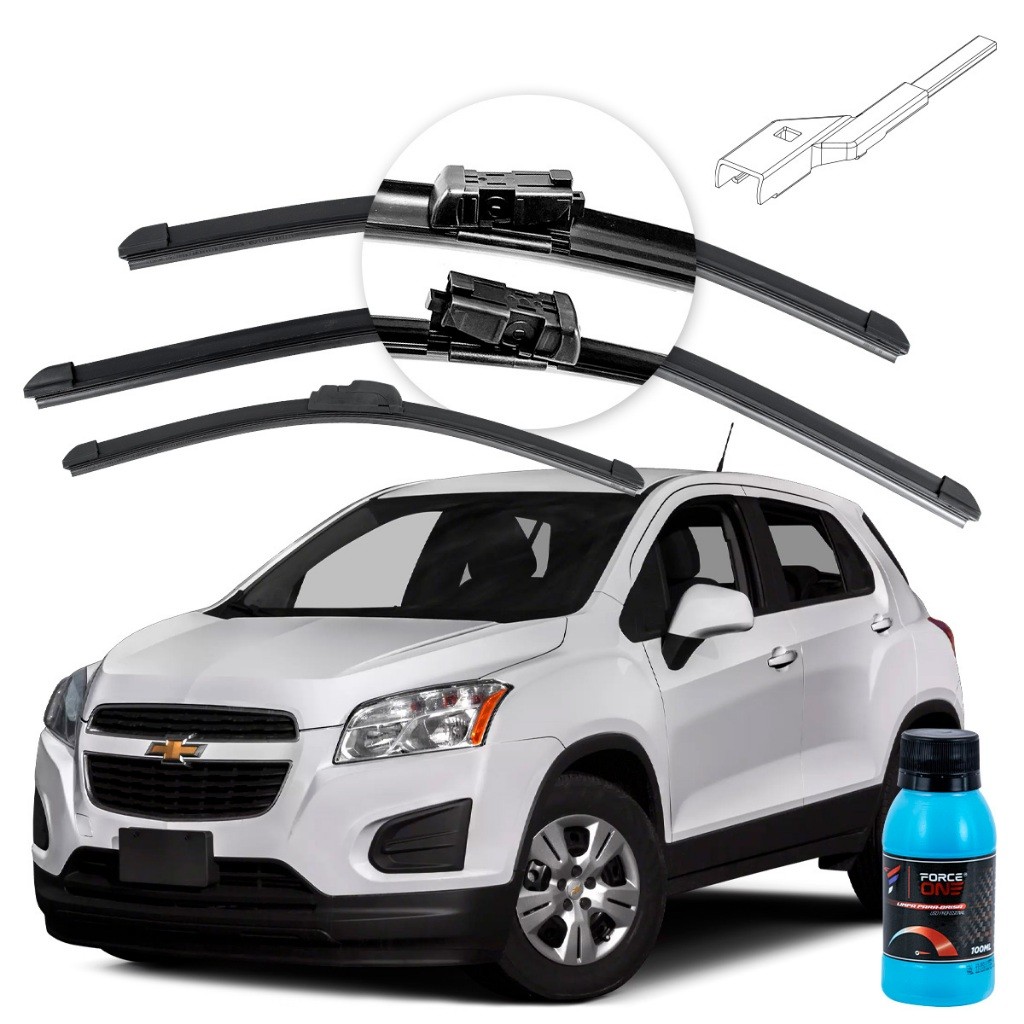 Palheta Limpador de Parabrisa Chevrolet Tracker ano 14 a 19 Especifica Dianteira e Traseira em Oferta na Shopee