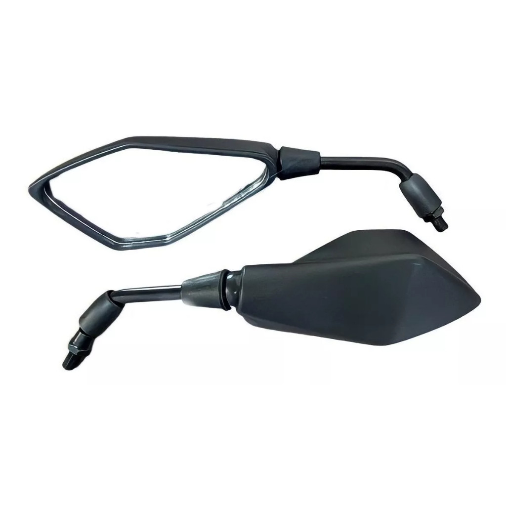 Par Retrovisor Kawasaki Z400 Haste Longa Rosca Honda/Yamaha (HASTE PADRÃO)